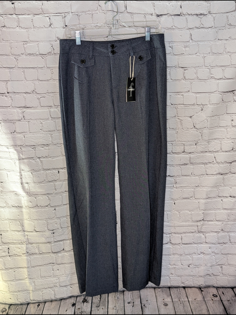 Flamingals Dress Work Pants NWT size Large